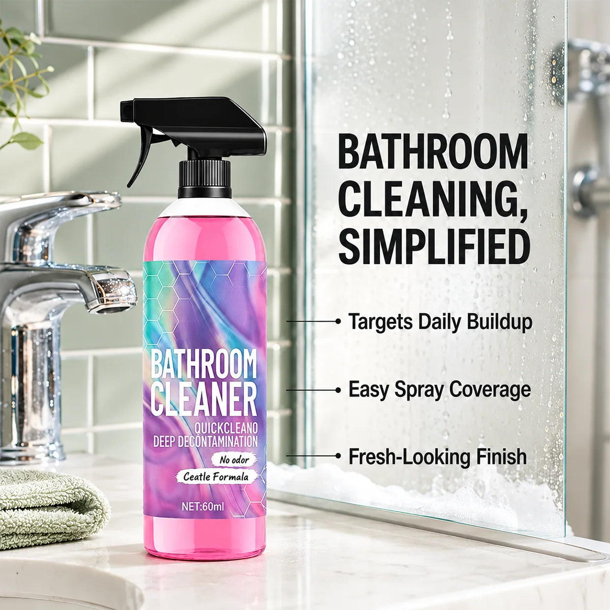 Make Your Bathroom Sparkle Without the Endless Scrubbing! ✨🧼 | Pack Of 2 Main image