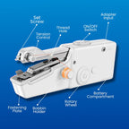 🧵 Mini Electric Sewing Machine – Lightweight, Portable & Easy to Use! ✨
