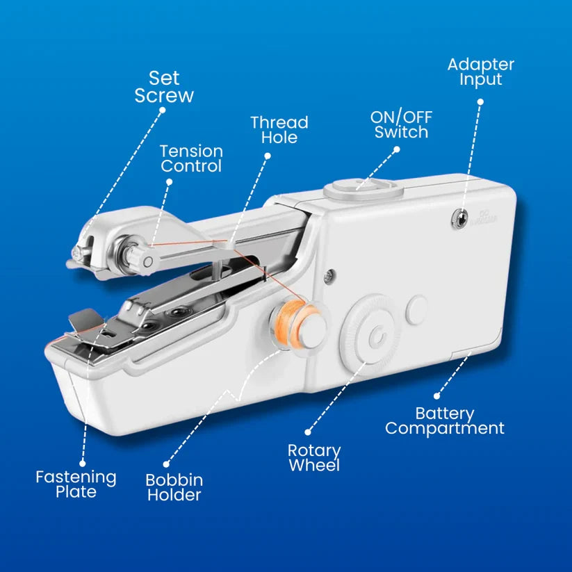🧵 Mini Electric Sewing Machine – Lightweight, Portable & Easy to Use! ✨