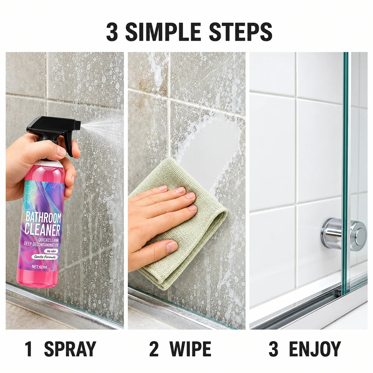 Make Your Bathroom Sparkle Without the Endless Scrubbing! ✨🧼 | Pack Of 2