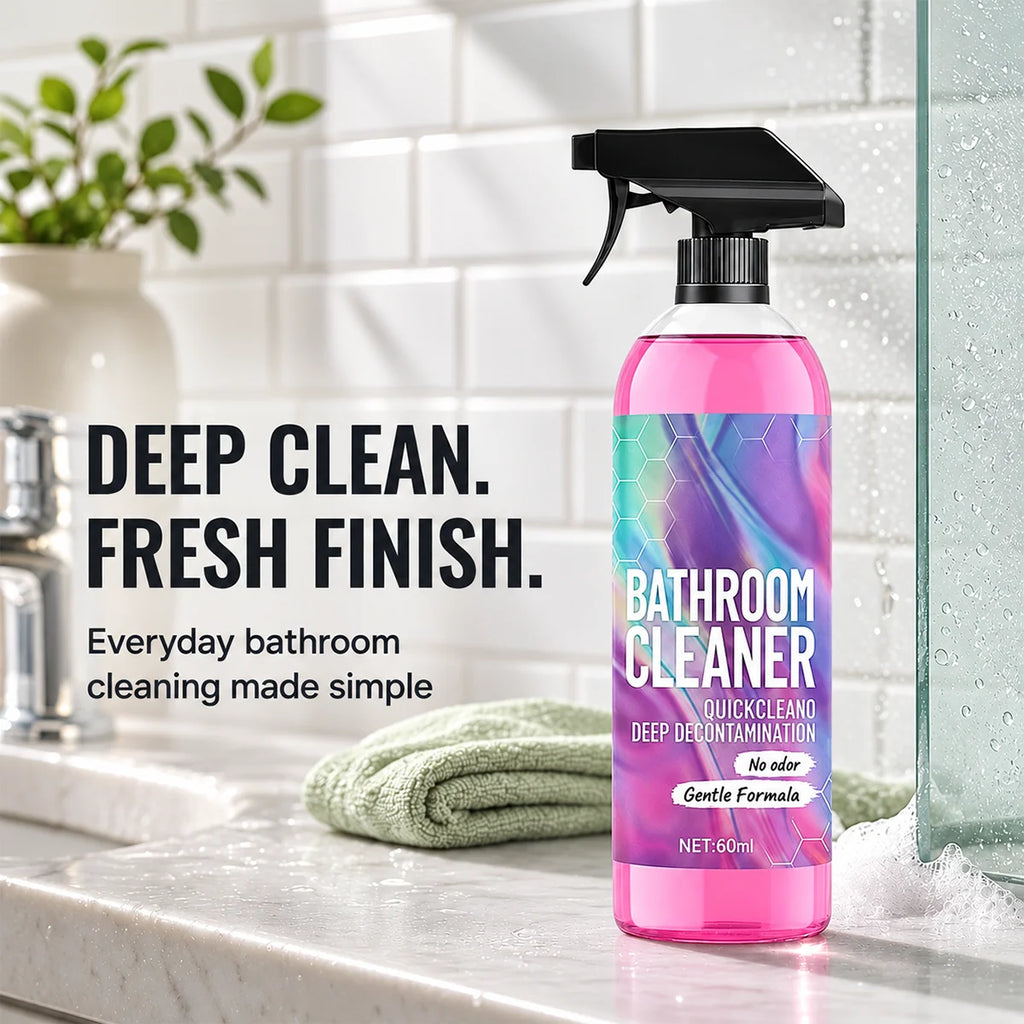 Make Your Bathroom Sparkle Without the Endless Scrubbing! ✨🧼 | Pack Of 2