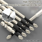 6 Pcs Magnetic Screwdriver Bit Set Electric Drill Screwdrivers Bits Heavy Duty Alloy