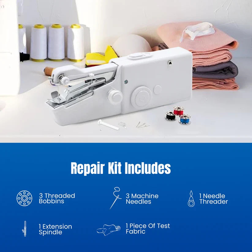 🧵 Mini Electric Sewing Machine – Lightweight, Portable & Easy to Use! ✨