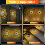 Solar Fence & Wall Lights – Waterproof Outdoor Glow for Every Space