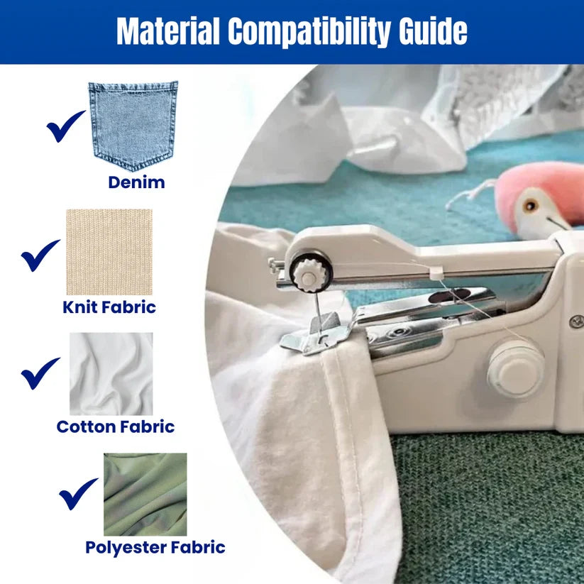 🧵 Mini Electric Sewing Machine – Lightweight, Portable & Easy to Use! ✨