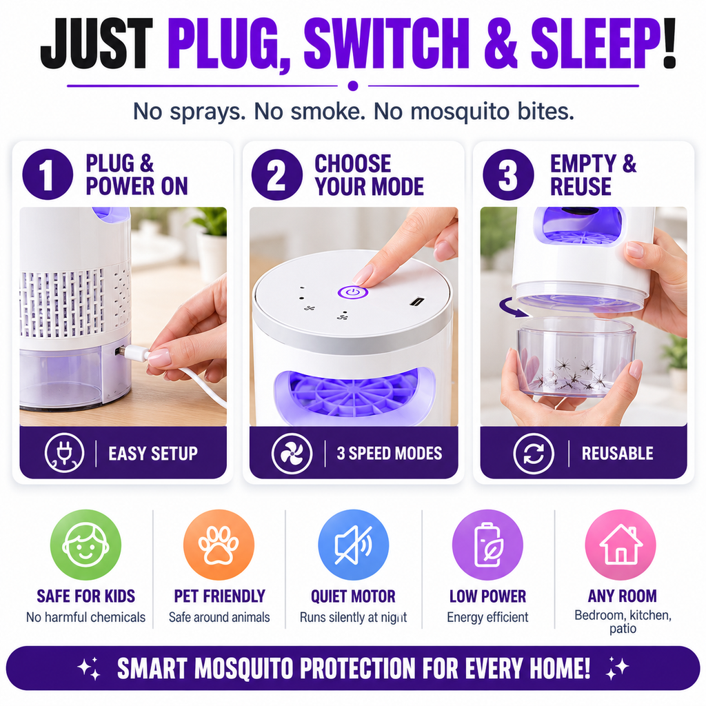 📢📢40% OFF!! ⏰Indoor LED Insect Killer for Home and Bedroom