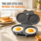 2‑Pack Easy‑To‑Clean Microwave Omelette Maker, Multifunctional Egg Poacher 🍳