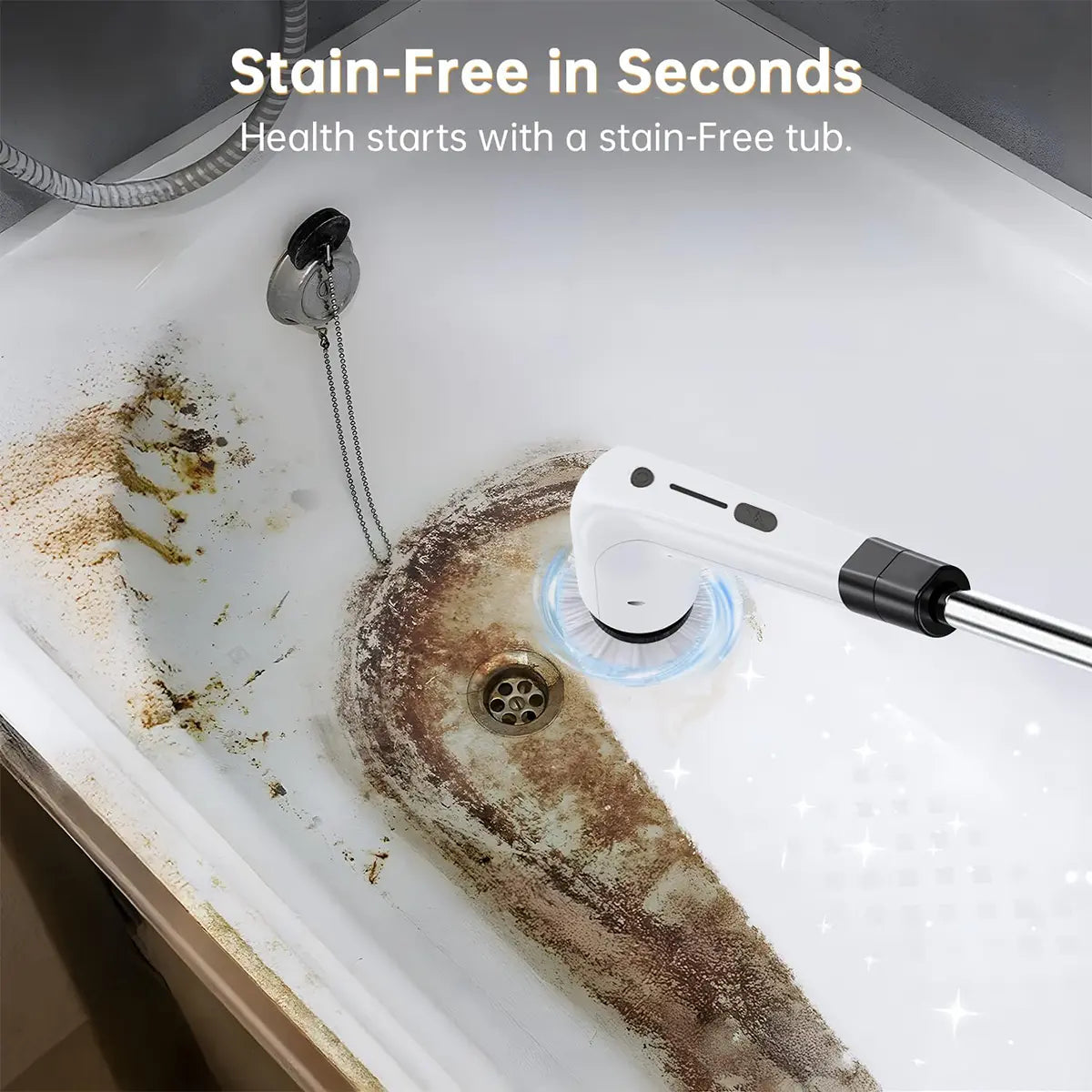 Electric Rotating Cleaning Brush (Cordless Shower Scrubber) Main image
