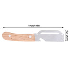 Multi-Functional Vegetable Peeler with Wooden Handle and Bottle Opener Stainless Steel Kitchen Peeler Peeling Tool