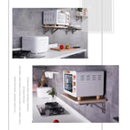 💞50K+ SOLD!💥 Fold in a Second, Declutter Instantly! Multi-use Bracket for a Tidy Kitchen/Study