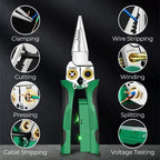 🔥8-in-1 Multi-Functional Wire Stripper Scissors With Electrical Test