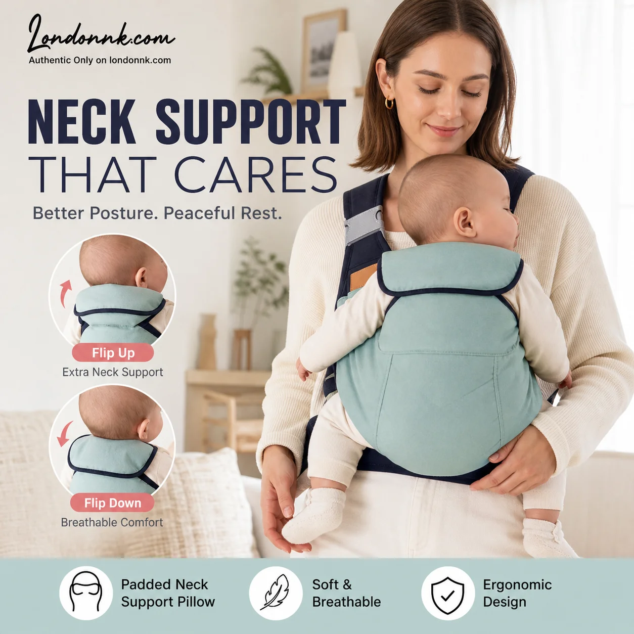 🎉 2026 Sale — Over 30,000 Sold! 👶 4-in-1 Breathable Baby Carrier – 0-36 Months, Front/Back/Facing In/Out – Hands-Free Comfort for Parent & Baby! ✨ Secondary image
