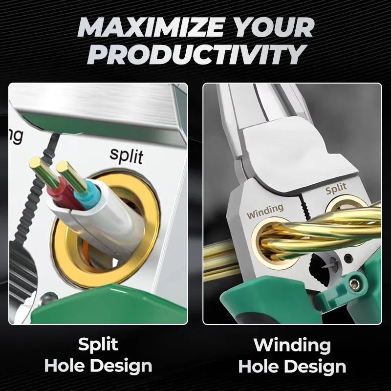 🔥8-in-1 Multi-Functional Wire Stripper Scissors With Electrical Test Secondary image
