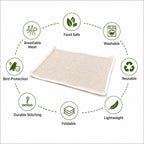 Papad Drying Cloth with Net & Zip
