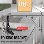 💞50K+ SOLD!💥 Fold in a Second, Declutter Instantly! Multi-use Bracket for a Tidy Kitchen/Study
