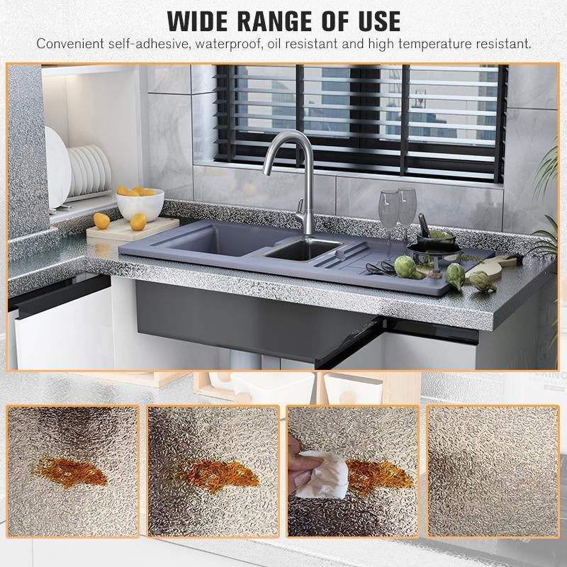 Premium Oil-Proof Waterproof Kitchen Sticker Roll | 5 Powerful Benefits in 1 Cover | Buy 1 Get 1 Free
