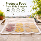 Papad Drying Cloth with Net & Zip