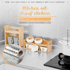 Premium Oil-Proof Waterproof Kitchen Sticker Roll | 5 Powerful Benefits in 1 Cover | Buy 1 Get 1 Free