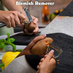 SwiftPeel™ – 3 in 1 Stainless Peeler | Sharp Blades, Anti-Rust | For Quick, Clean Prep