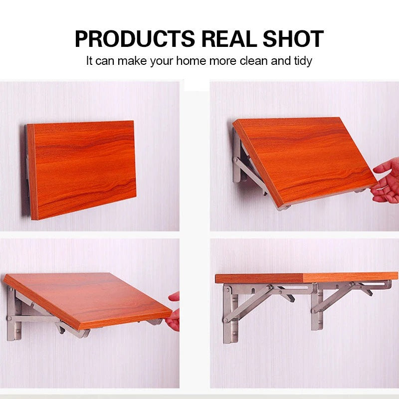 💞50K+ SOLD!💥 Fold in a Second, Declutter Instantly! Multi-use Bracket for a Tidy Kitchen/Study