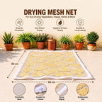 Papad Drying Cloth with Net & Zip