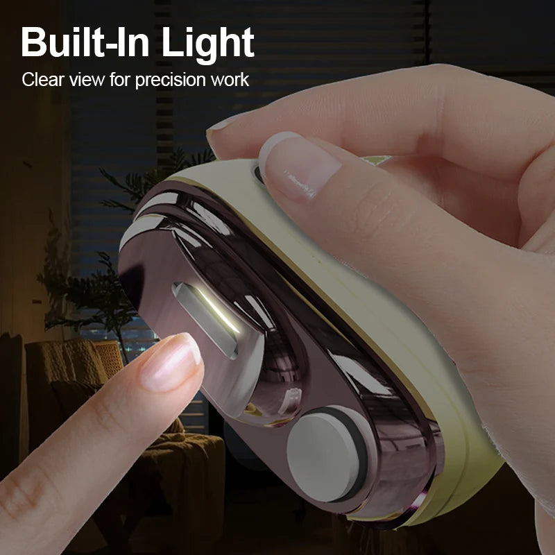 👍3-in-1 Electric Nail Clippers and Polisher🎁 Perfect for All Ages 👵👶