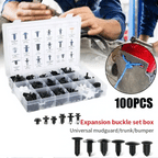 🔥 LAST DAY 49% OFF – 100-pack universal screw clamps – Suitable for car fenders, door panels, C05 C20 C32 B01 D02 A16 car parts.