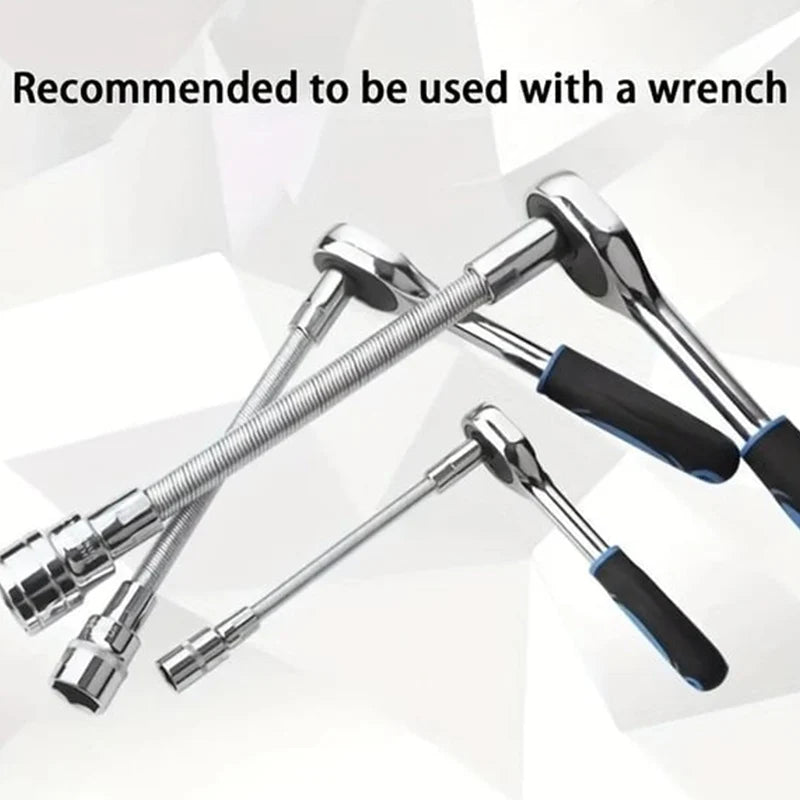 🔩 50% OFF ⚙️ Flexible ratchet extension bar – Reaches tight corners, ball lock – ideal for auto repair or DIY 🛠️