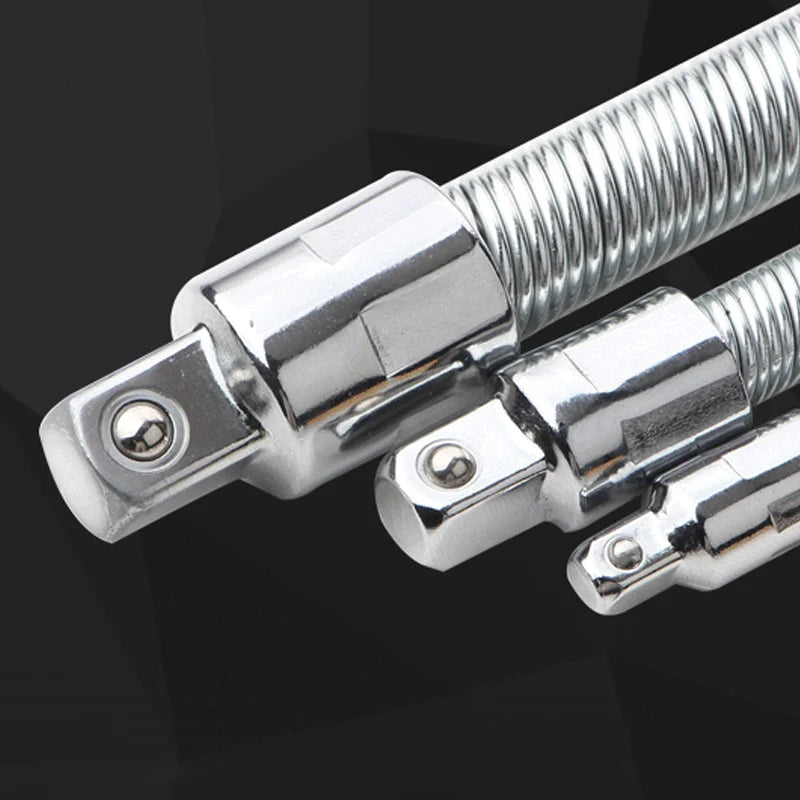 🔩 50% OFF ⚙️ Flexible ratchet extension bar – Reaches tight corners, ball lock – ideal for auto repair or DIY 🛠️