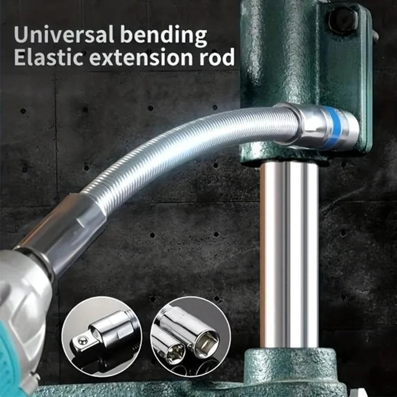 🔩 50% OFF ⚙️ Flexible ratchet extension bar – Reaches tight corners, ball lock – ideal for auto repair or DIY 🛠️