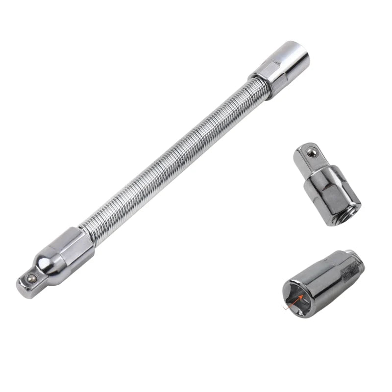 🔩 50% OFF ⚙️ Flexible ratchet extension bar – Reaches tight corners, ball lock – ideal for auto repair or DIY 🛠️