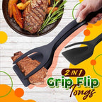 📢📢50% OFF !! ⏰ 2-in-1 Spatula Clip – Heat-Resistant Silicone & Non-Slip Handle – Kitchen Cooking Essential