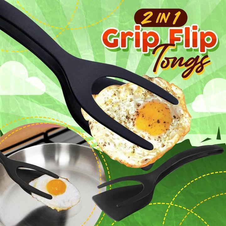 📢📢50% OFF !! ⏰ 2-in-1 Spatula Clip – Heat-Resistant Silicone & Non-Slip Handle – Kitchen Cooking Essential