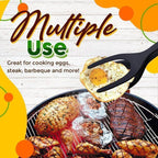 📢📢50% OFF !! ⏰ 2-in-1 Spatula Clip – Heat-Resistant Silicone & Non-Slip Handle – Kitchen Cooking Essential