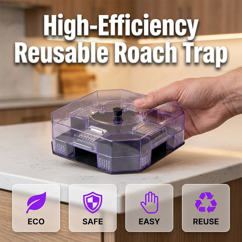 ☀️ Reusable cockroach traps bring peace of mind to your home 🏡