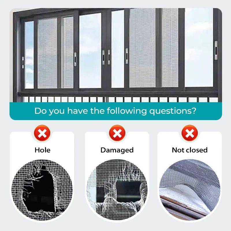 📢📢50% OFF !!⏰Self-Adhesive DIY Window Screen Repair Tape