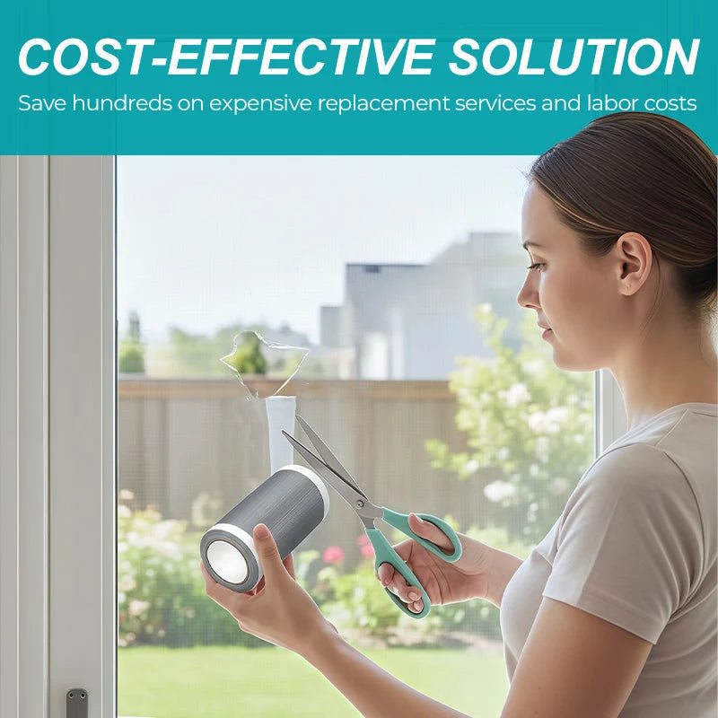 📢📢50% OFF !!⏰Self-Adhesive DIY Window Screen Repair Tape