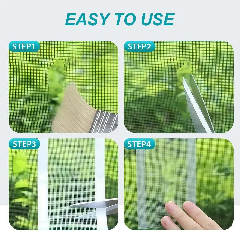📢📢50% OFF !!⏰Self-Adhesive DIY Window Screen Repair Tape