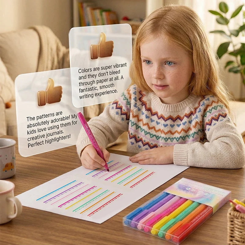Dual Tip Curve Highlighter Set