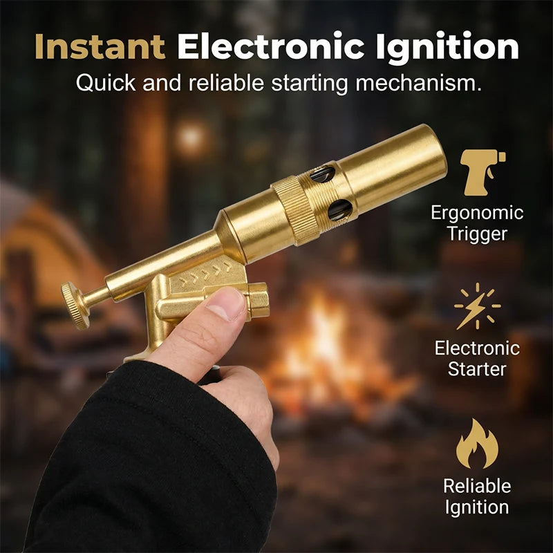 Invertible Butane Torch for Grilling, Searing and Fire Starting