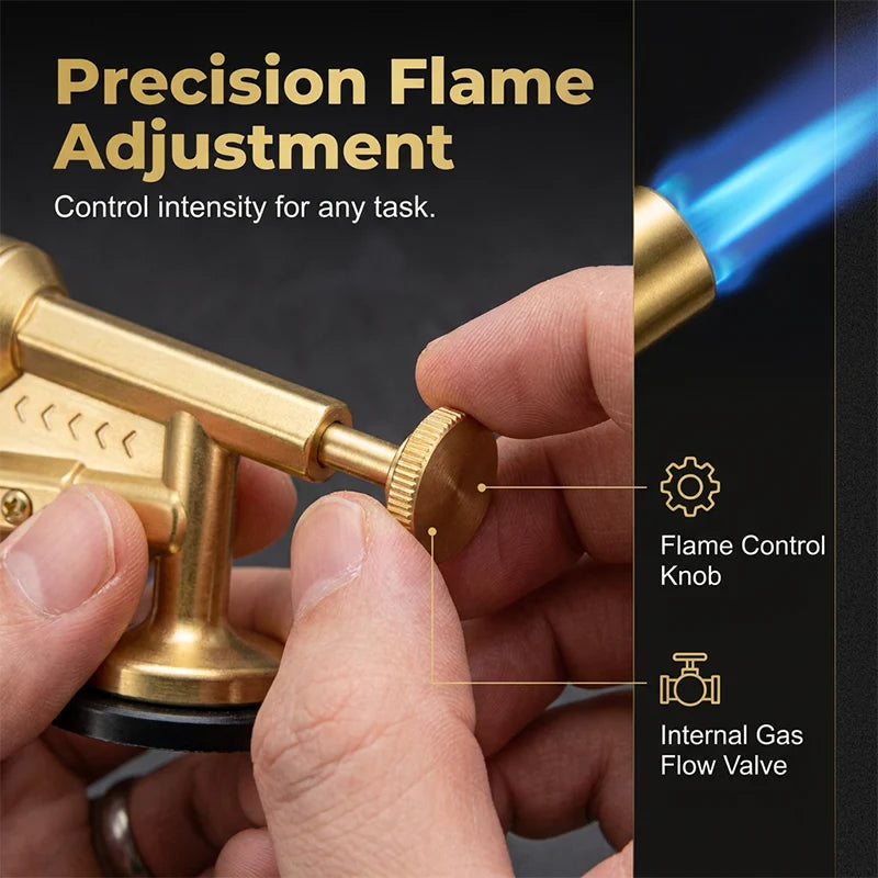 Invertible Butane Torch for Grilling, Searing and Fire Starting